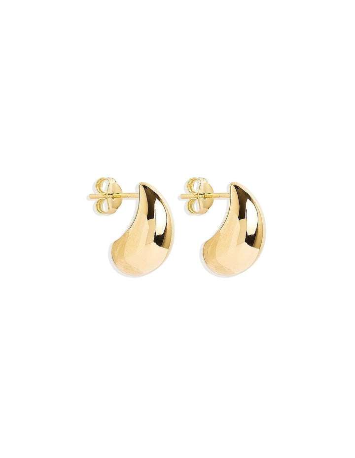Brincos de gota dourados Mato™ da Rose & Oliver, com design elegante de brincos de argola em ouro.