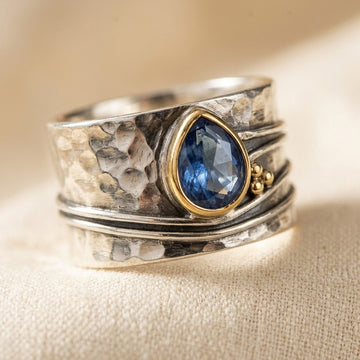 Silver and Gold Bezel Accent Ring by Rose & Oliver - product image 1